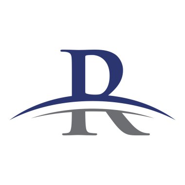 swoosh ile ilk harf logo