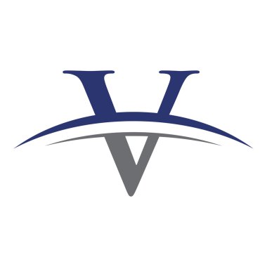 swoosh ile ilk harf logo