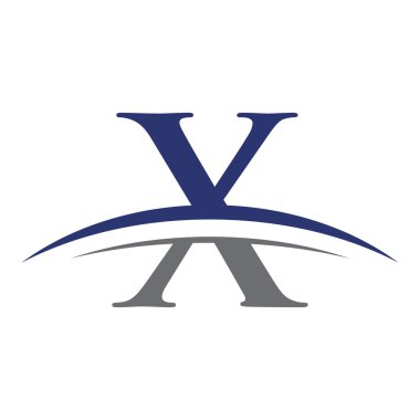 swoosh ile ilk harf logo