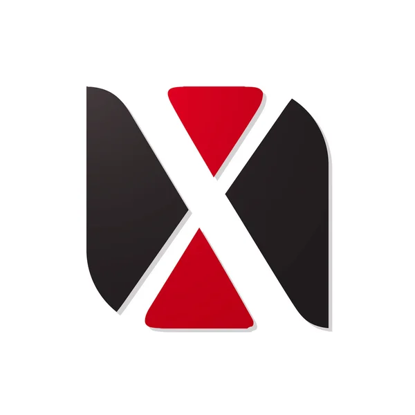 Initial letter logo shape — Stock Vector