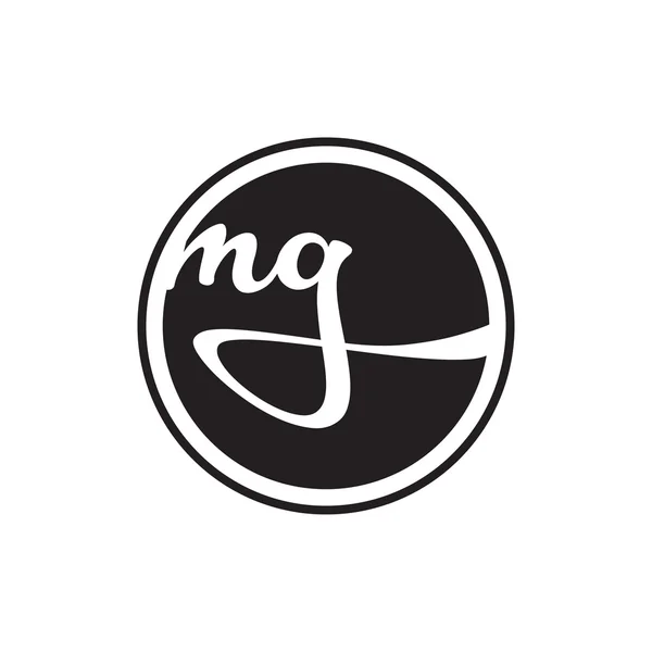GM,MG,initial logo design inspiration Stock Vector