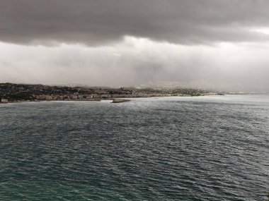 Yazın Akdeniz manzarası