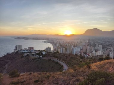 Barselona şehrinin manzarası