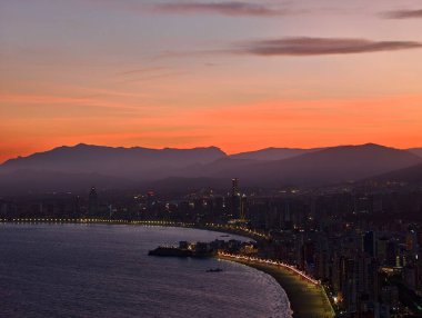 Barselona şehrinin manzarası