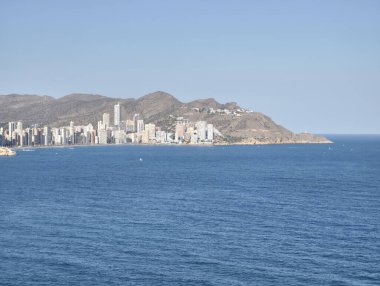 Barselona şehrinin manzarası