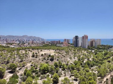 Barselona şehrinin manzarası