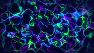 Neon Soyut 4K Döngü Arkaplan Canlandırılmış Hareket Grafikleri