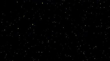 Altın Parlak Yağmur 4K Canlandırma Parıltılı Hareket Arkaplanı