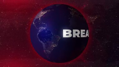 Flaş Haber Başlığı 4K Canlandırma Dinamik Haber Grafikleri HD Hareketi