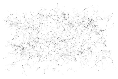 Soyut Ağ Bağlantıları Minimum Parçacık Web Futuristik 4K Hareket Arkaplanı