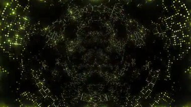 Sonsuz Dansçı Işıklar Tünel Hareketi 4K Kusursuz Döngü