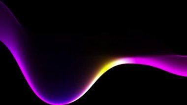 Spektrum Dalgaları Kusursuz Döngüsüz Arkaplan Renkli Akış Canlandırması