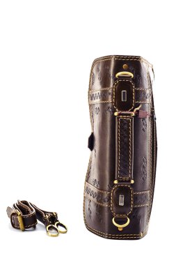 Bir evrak çantası deri