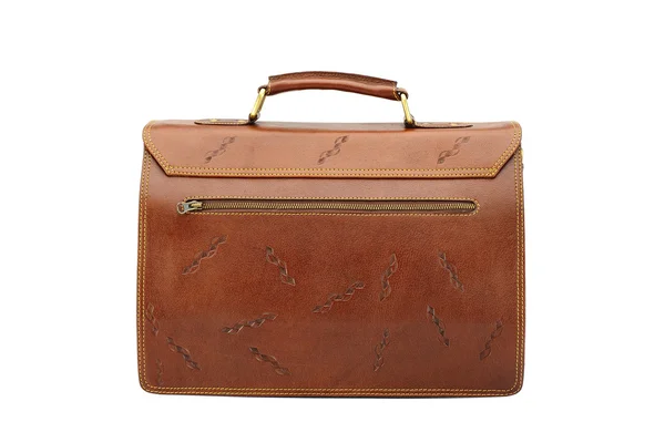 One briefcase leather — Stock Photo, Image