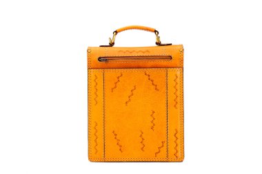 Bir evrak çantası deri