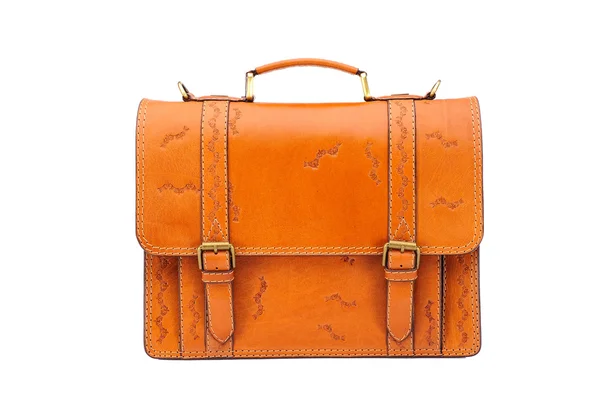 One briefcase leather — Stock Photo, Image
