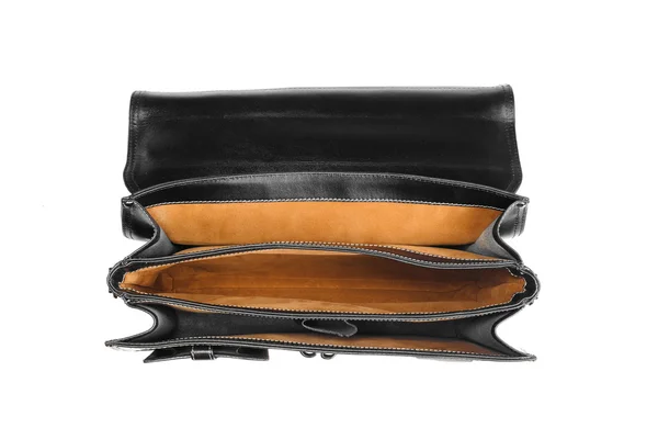 One briefcase leather — Stock Photo, Image