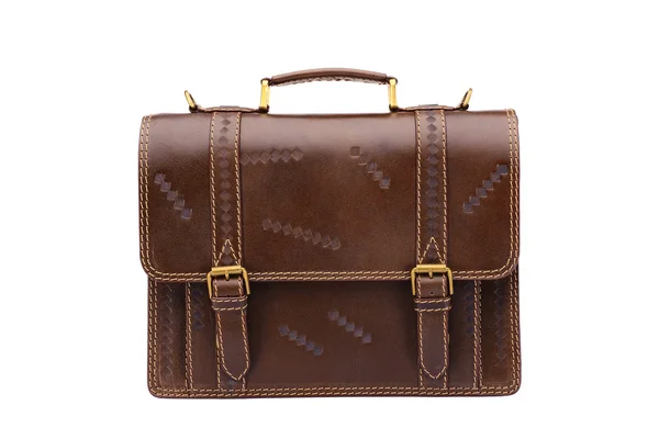 One briefcase leather — Stock Photo, Image