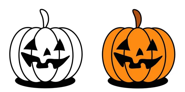 Yarasa suratlı oyulmuş bir balkabağı tasviri Cadılar Bayramı tasarımları, parti dekorları, çıkartmalar veya mevsimsel grafikler için mükemmel..