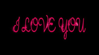 Parlayan güzel bir neon metin: 