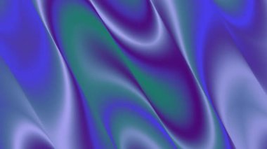 Lüks, pürüzsüz mavi, dalgalı bir kumaş. Parlak ve yumuşak bir tekstil zemin oluşturuyor.