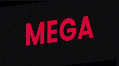 Siyah karatahta duvarda parlayan neon satışı tabelası. Siyah bir karatahta duvarında parlayan neon satışı, göz alıcı ve canlı bir görsel efekt yaratıyor.