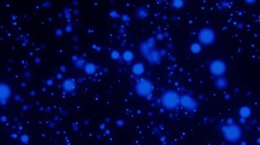 Parlayan Parçacıklar Döngüsü Canlandırılmış Kış Arkaplanı