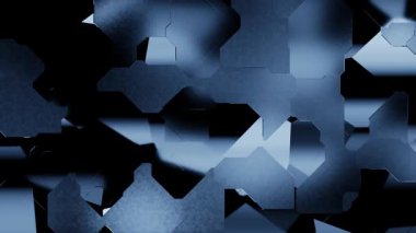 Dinamik gradyan hareket döngüsü animasyonlu geometrik cam morfizmi