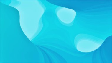 hareket döngüsünde soyut gradyan dalga şekilleri canlandırıldı