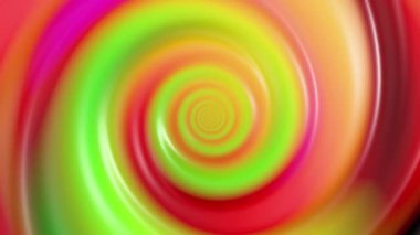 Dalgalı, dalgalı bir etki döngüsüyle sarmal yüzey animasyonu