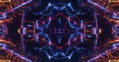 Karanlık arkaplanda şok akımı