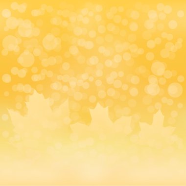 Bulanık sarı sonbahar arka plan