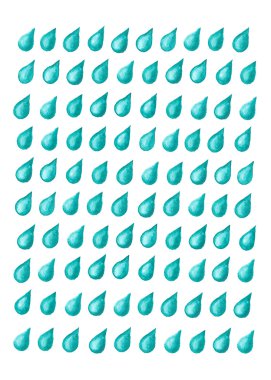 suluboya yağmur damlaları