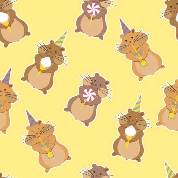Hamster parti seamless modeli
