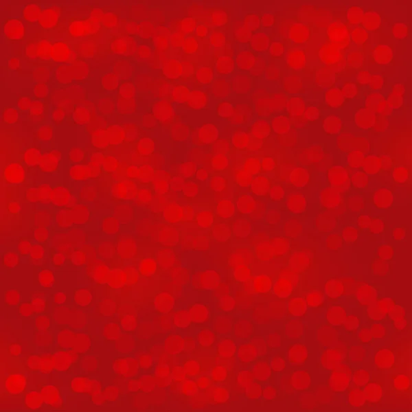 Fond rouge abstrait avec bokeh — Image vectorielle