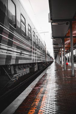 Şehirdeki tren istasyonu.