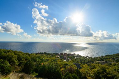 Kırım 'daki Karadeniz manzarası.