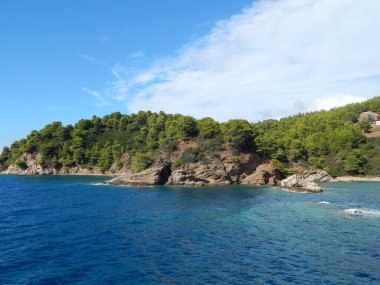 Yunan adasının güzel manzarası