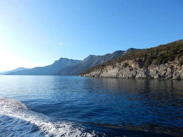 Boat trip. Sea, Greece, relaxation