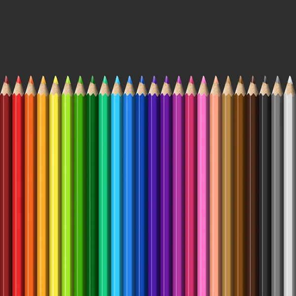 Renkli kalemler 24 kümesi