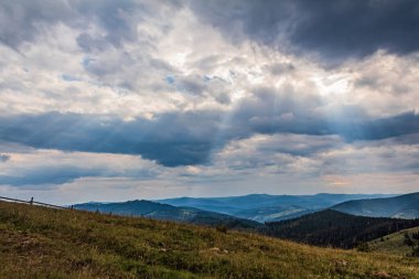 beautiful view in the carpathians