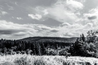 Dağların güzel manzarası