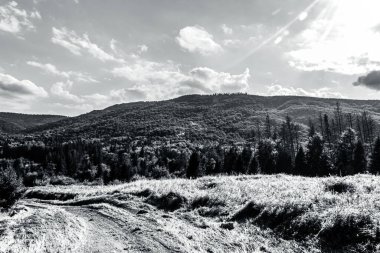 Dağların güzel manzarası