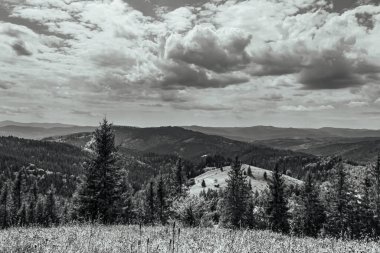 Dağların güzel manzarası