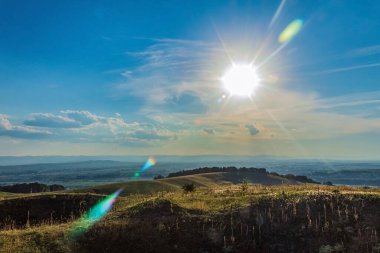 Dağların güzel manzarası