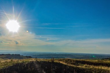 Dağların güzel manzarası