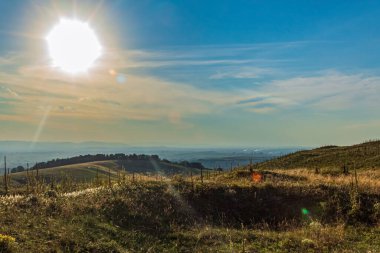 amazing landscape view of rila mountain near the town of lovech, bulgaria