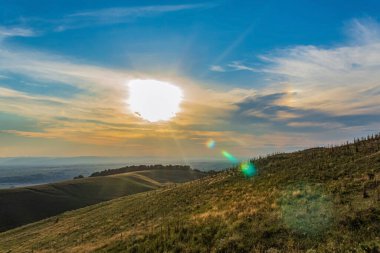 amazing view of beautiful landscape in the carpathians in the autumn