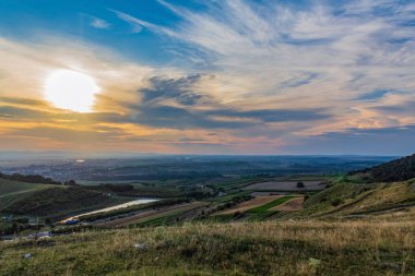 Güzel gün batımı manzarası