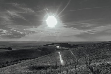 a beautiful shot of the hills under the sunlight at daytime
